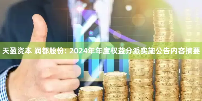 天盈资本 润都股份: 2024年年度权益分派实施公告内容摘要