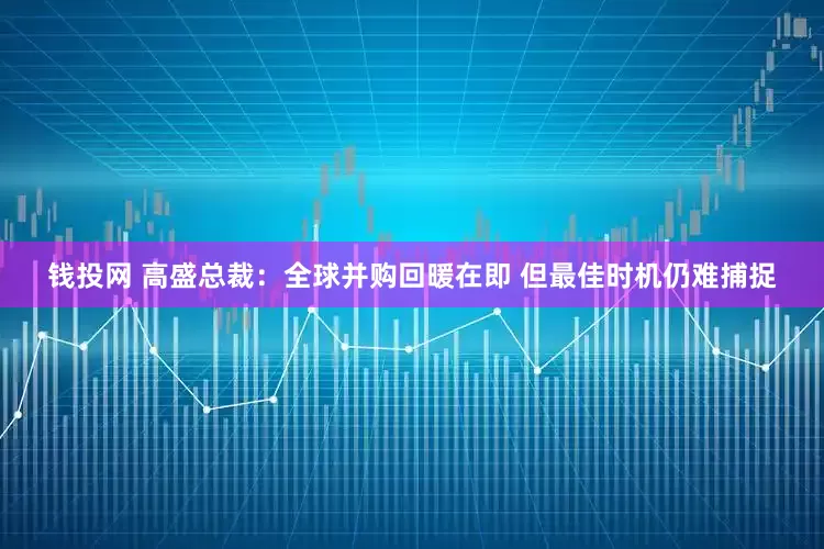 钱投网 高盛总裁：全球并购回暖在即 但最佳时机仍难捕捉