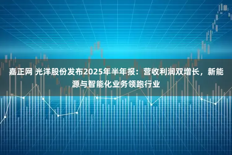 嘉正网 光洋股份发布2025年半年报：营收利润双增长，新能源与智能化业务领跑行业